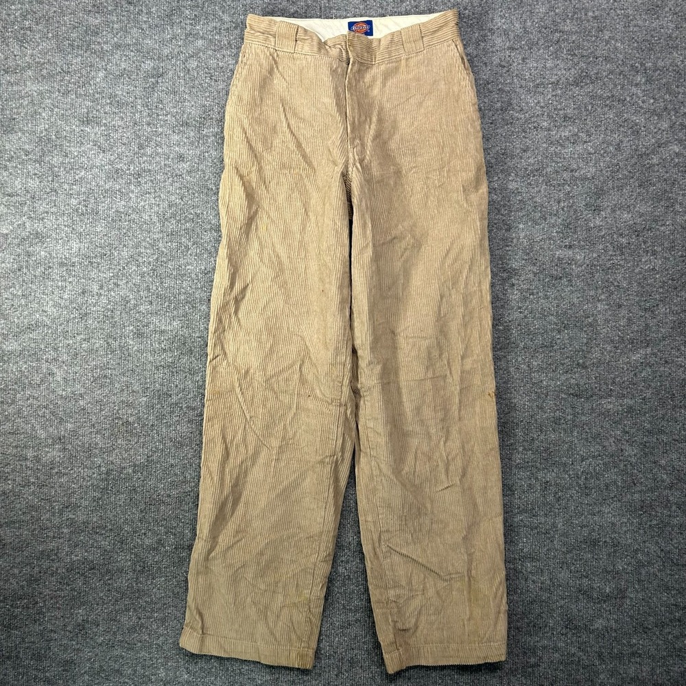 Vintage Dickies Corduroy Pants Men's 16 Beige Classic Fit Straight Y2K - 28X30‎